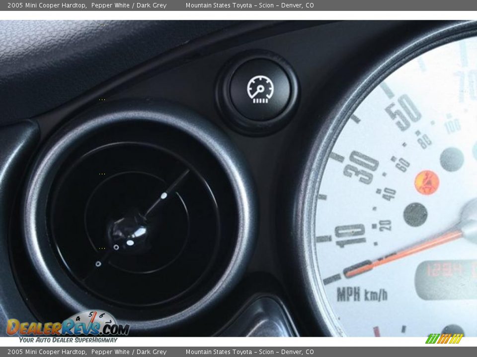 2005 Mini Cooper Hardtop Pepper White / Dark Grey Photo #19