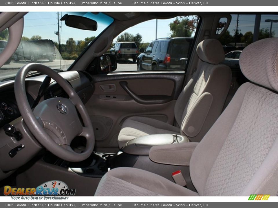 2006 Toyota Tundra SR5 Double Cab 4x4 Timberland Mica / Taupe Photo #9