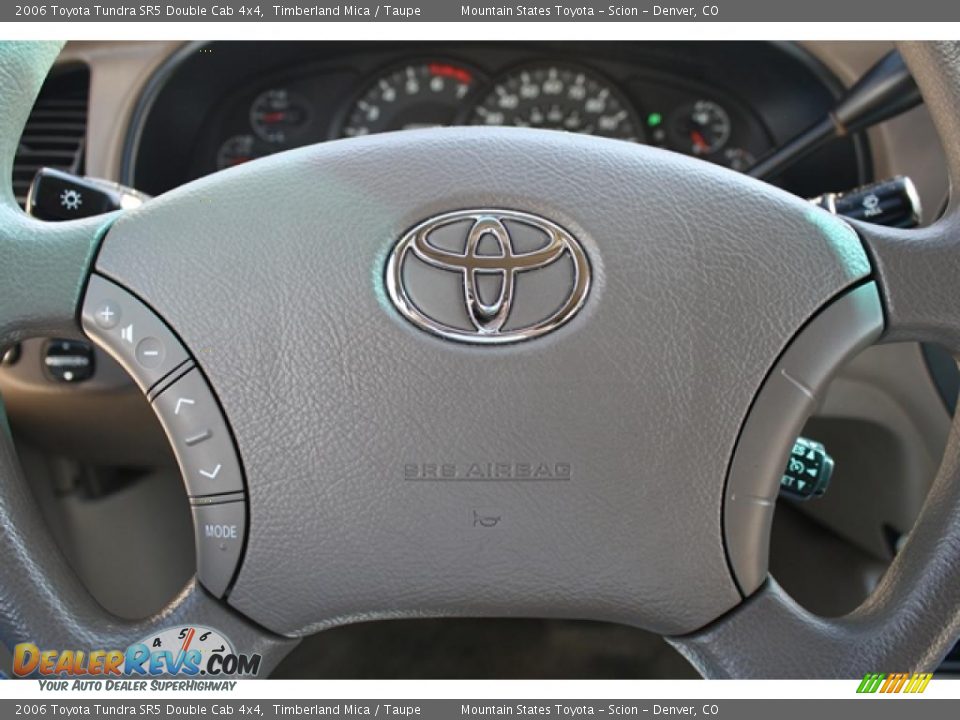2006 Toyota Tundra SR5 Double Cab 4x4 Timberland Mica / Taupe Photo #16