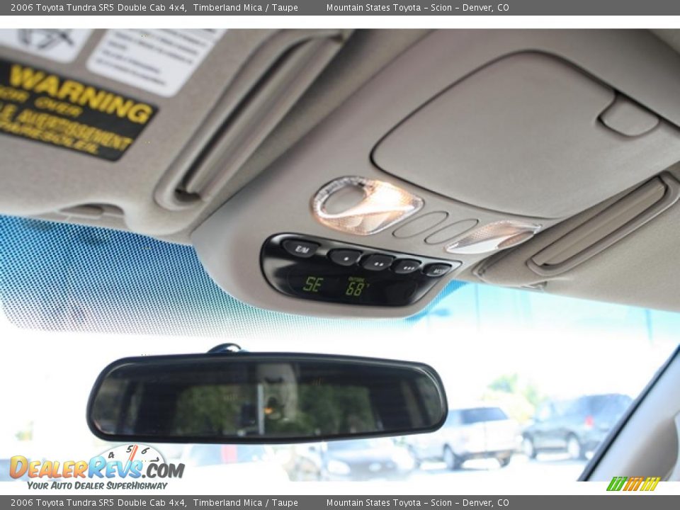 2006 Toyota Tundra SR5 Double Cab 4x4 Timberland Mica / Taupe Photo #24