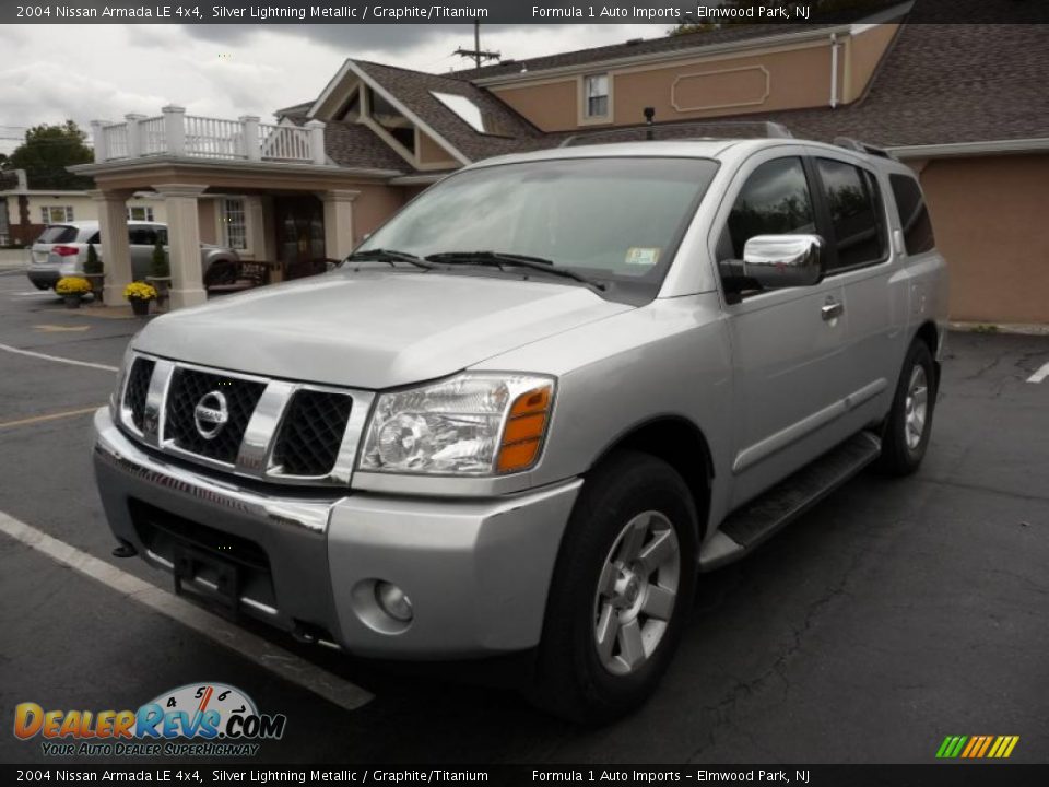 2004 Nissan Armada LE 4x4 Silver Lightning Metallic / Graphite/Titanium Photo #1
