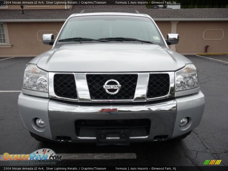 2004 Nissan Armada LE 4x4 Silver Lightning Metallic / Graphite/Titanium Photo #8
