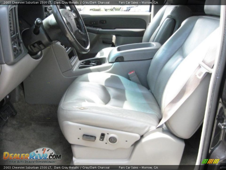 Gray/Dark Charcoal Interior - 2003 Chevrolet Suburban 1500 LT Photo #4