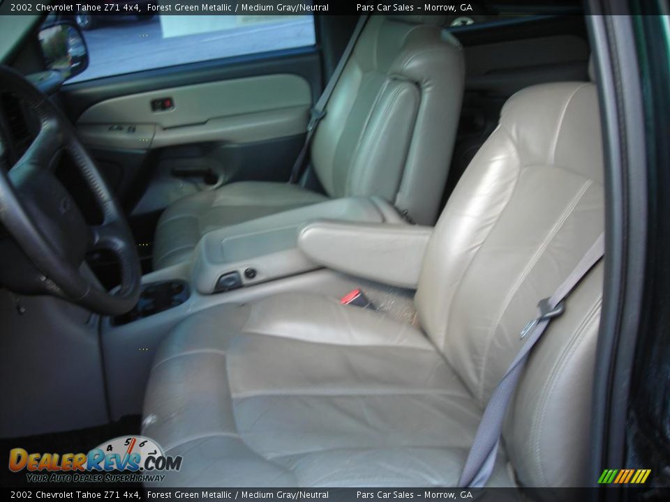 2002 Chevrolet Tahoe Z71 4x4 Forest Green Metallic / Medium Gray/Neutral Photo #5