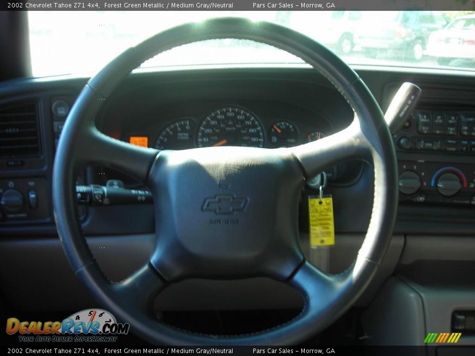 2002 Chevrolet Tahoe Z71 4x4 Forest Green Metallic / Medium Gray/Neutral Photo #6
