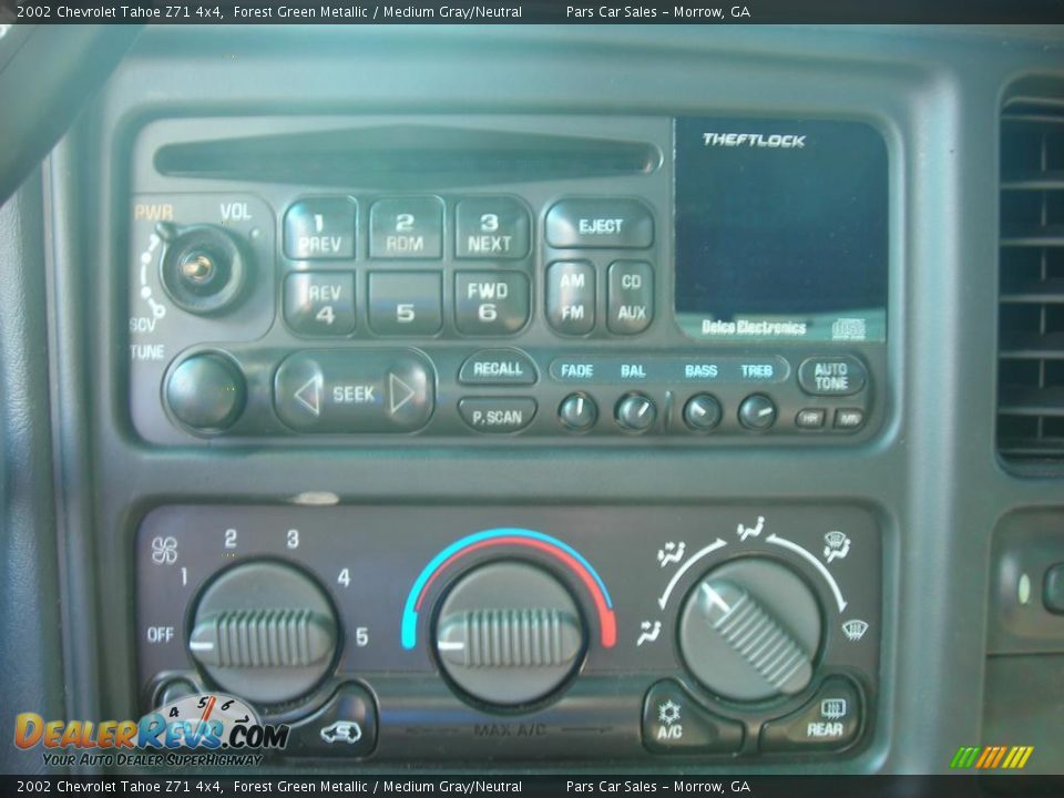 2002 Chevrolet Tahoe Z71 4x4 Forest Green Metallic / Medium Gray/Neutral Photo #7