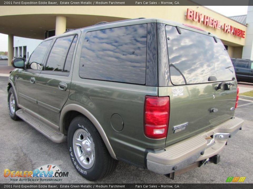 2001 Ford Expedition Eddie Bauer Estate Green Metallic / Medium Parchment Photo #2