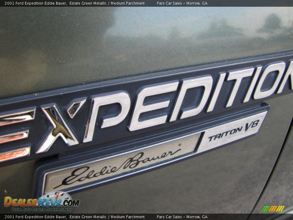 2001 Ford Expedition Eddie Bauer Estate Green Metallic / Medium Parchment Photo #6