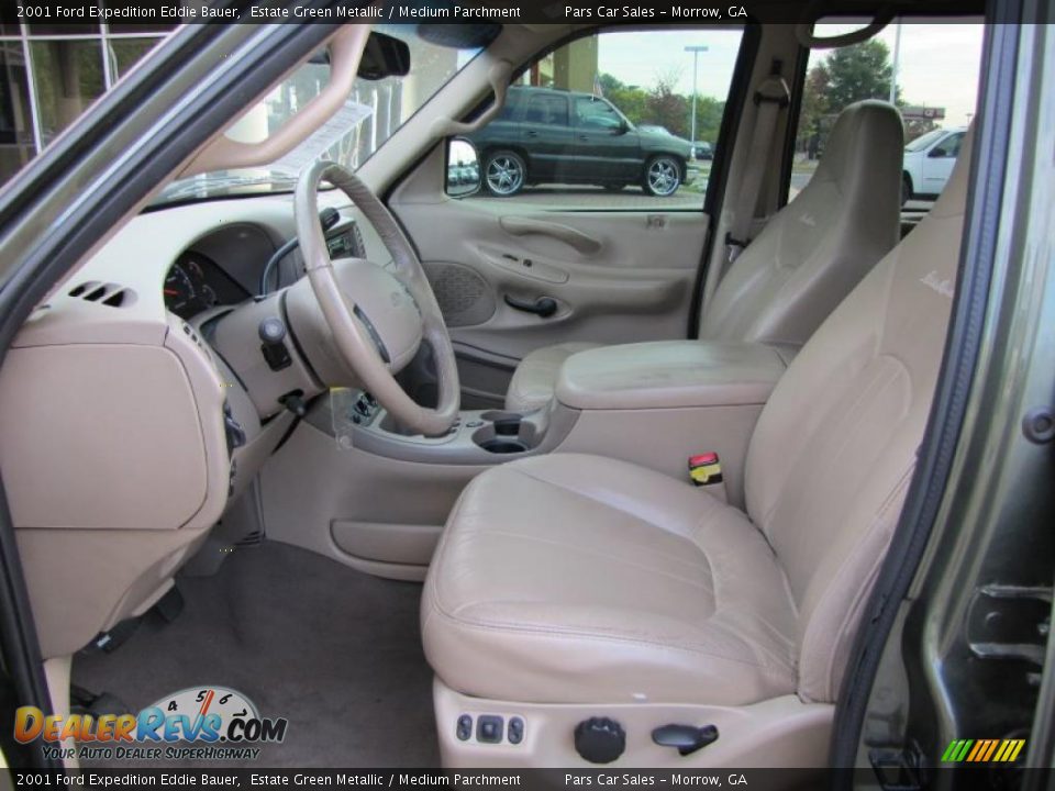 Medium Parchment Interior - 2001 Ford Expedition Eddie Bauer Photo #7