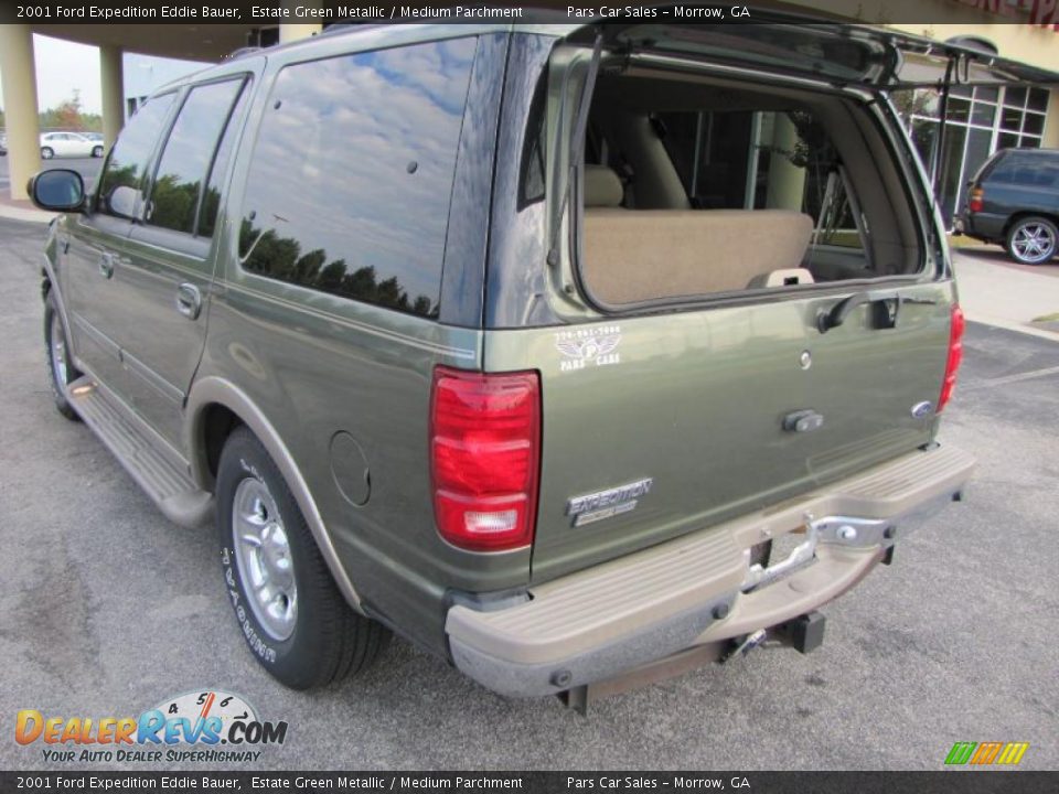 2001 Ford Expedition Eddie Bauer Estate Green Metallic / Medium Parchment Photo #10
