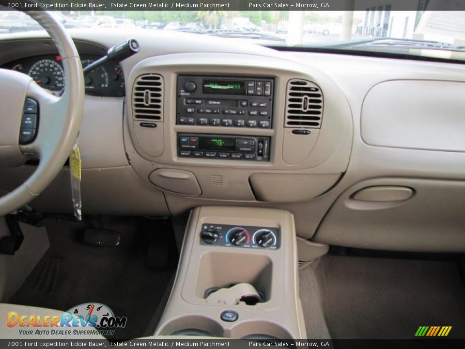 2001 Ford Expedition Eddie Bauer Estate Green Metallic / Medium Parchment Photo #14