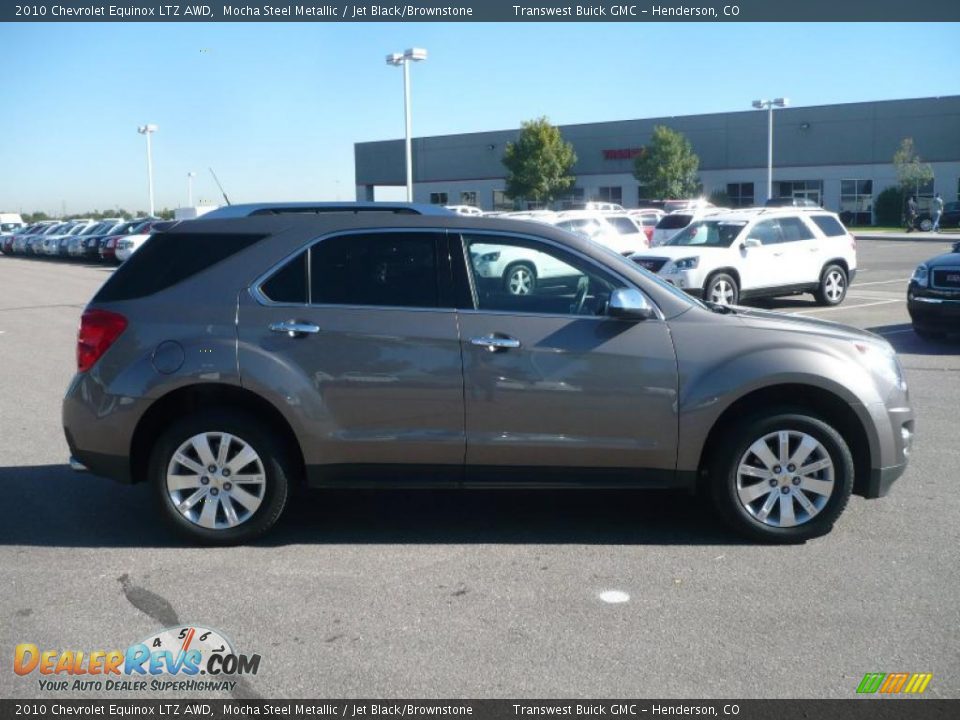 2010 Chevrolet Equinox LTZ AWD Mocha Steel Metallic / Jet Black/Brownstone Photo #3