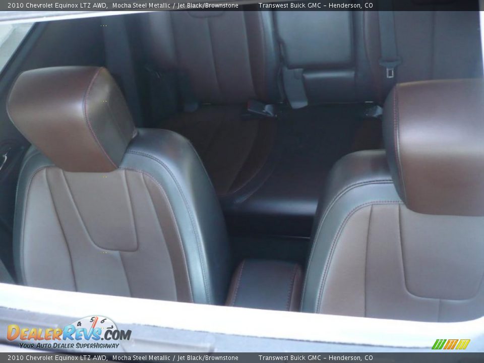 Jet Black/Brownstone Interior - 2010 Chevrolet Equinox LTZ AWD Photo #13