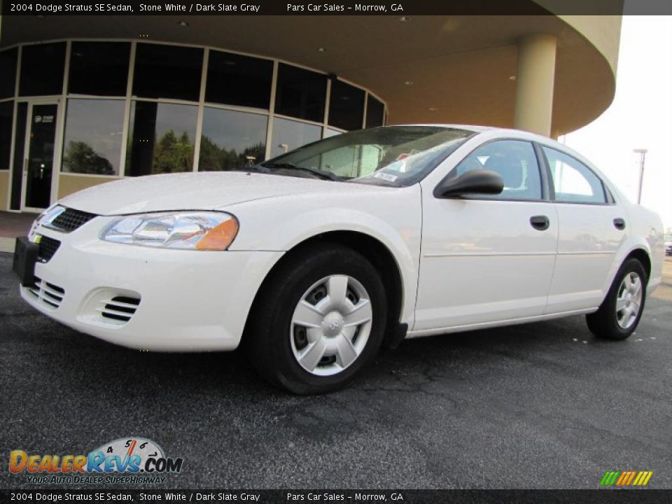 2004 Dodge Stratus SE Sedan Stone White / Dark Slate Gray Photo #1