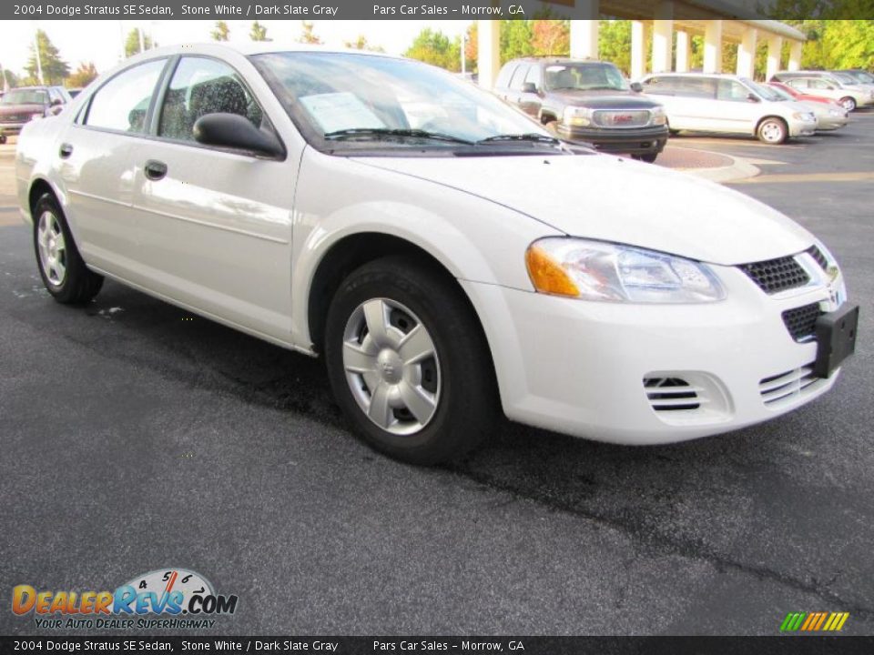 2004 Dodge Stratus SE Sedan Stone White / Dark Slate Gray Photo #4