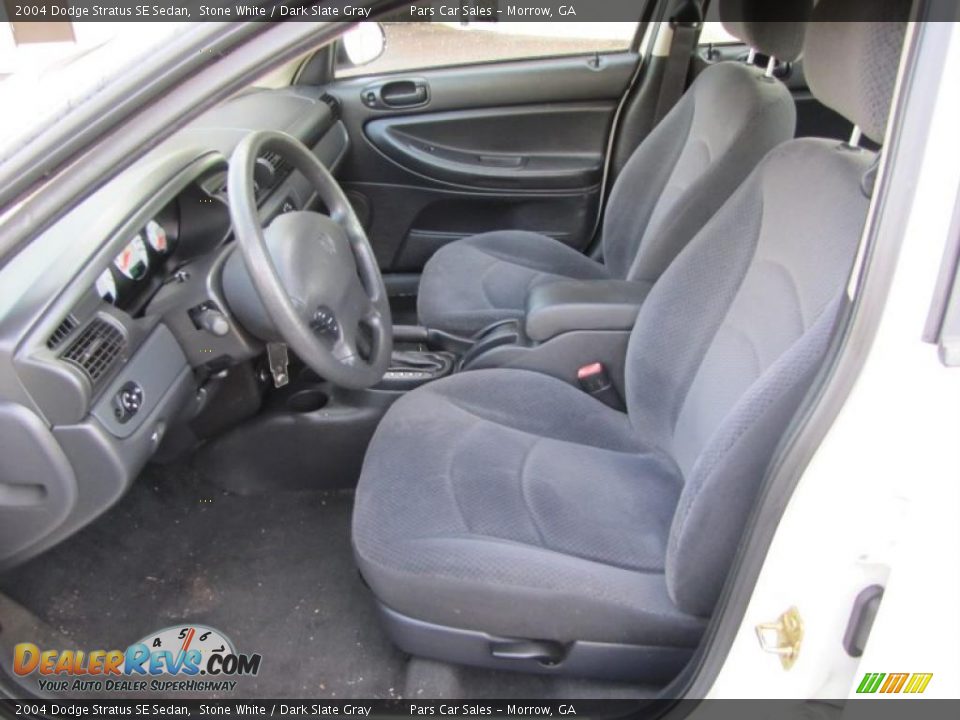 Dark Slate Gray Interior - 2004 Dodge Stratus SE Sedan Photo #6