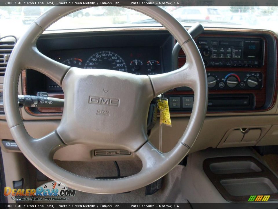 2000 GMC Yukon Denali 4x4 Steering Wheel Photo #13