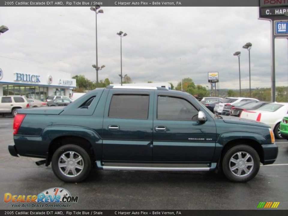 2005 Cadillac Escalade EXT AWD Rip Tide Blue / Shale Photo #2