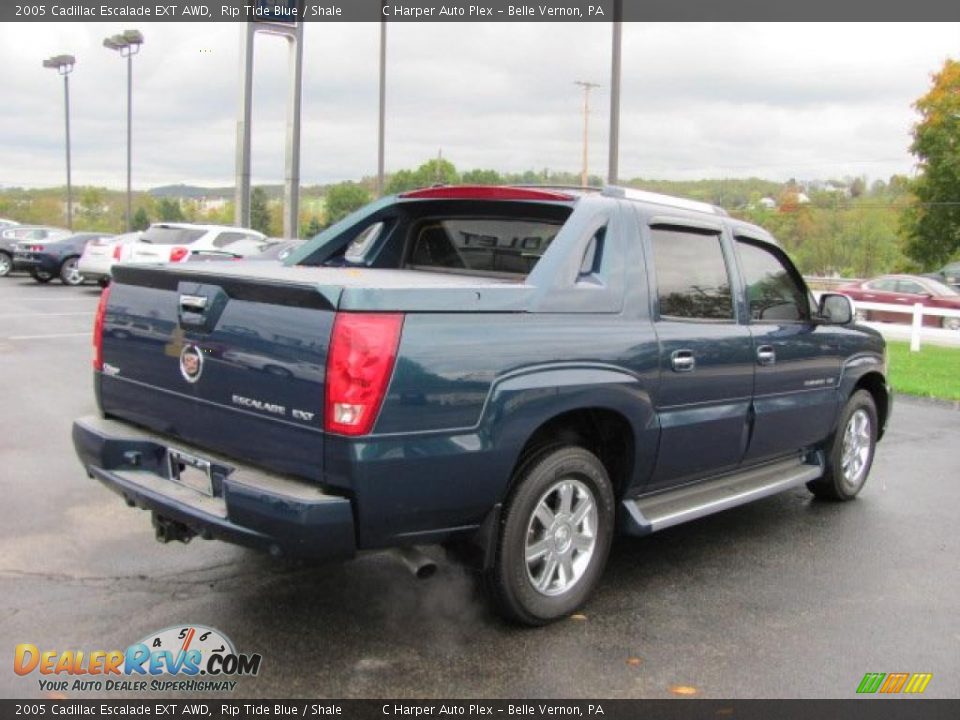 2005 Cadillac Escalade EXT AWD Rip Tide Blue / Shale Photo #8