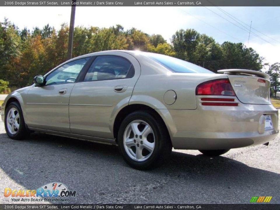 2006 Dodge Stratus SXT Sedan Linen Gold Metallic / Dark Slate Grey Photo #4
