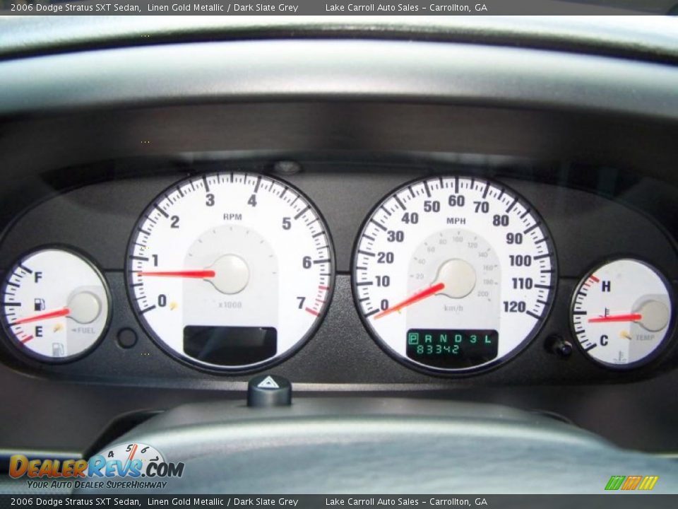 2006 Dodge Stratus SXT Sedan Linen Gold Metallic / Dark Slate Grey Photo #23