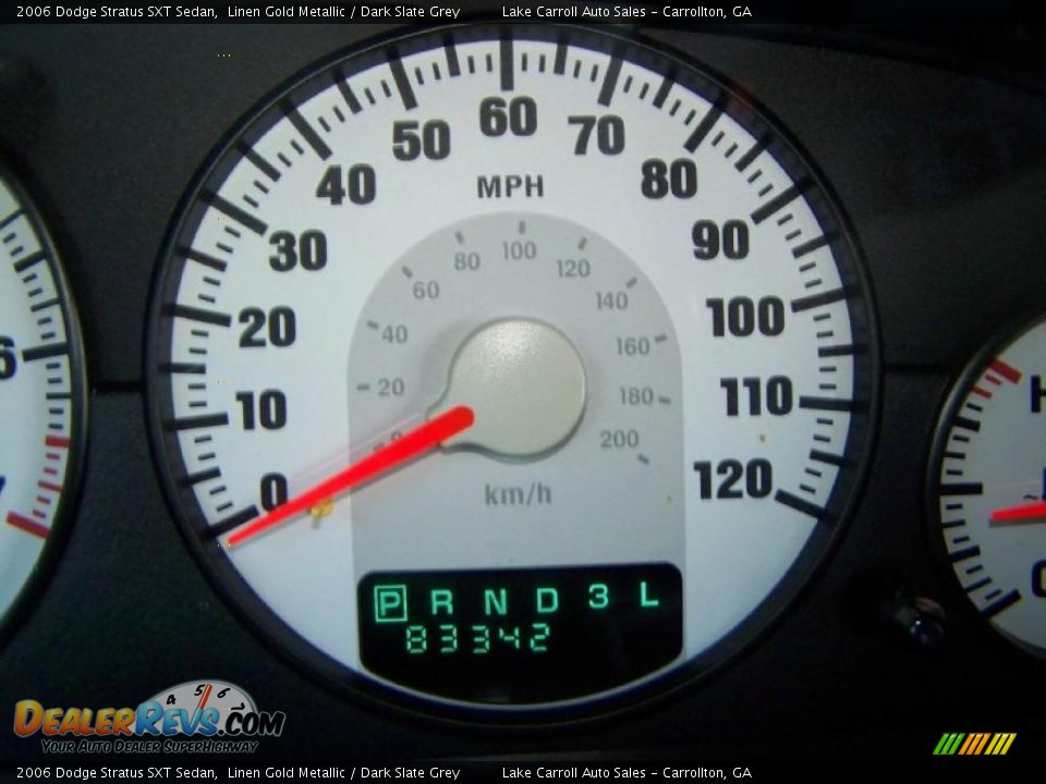 2006 Dodge Stratus SXT Sedan Linen Gold Metallic / Dark Slate Grey Photo #24