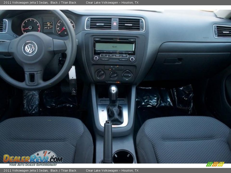 Titan Black Interior 2011 Volkswagen Jetta S Sedan Photo