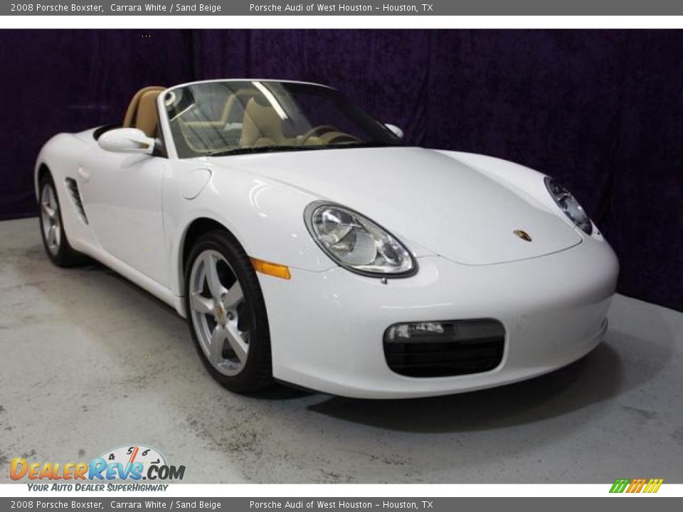 2008 Porsche Boxster Carrara White / Sand Beige Photo #1