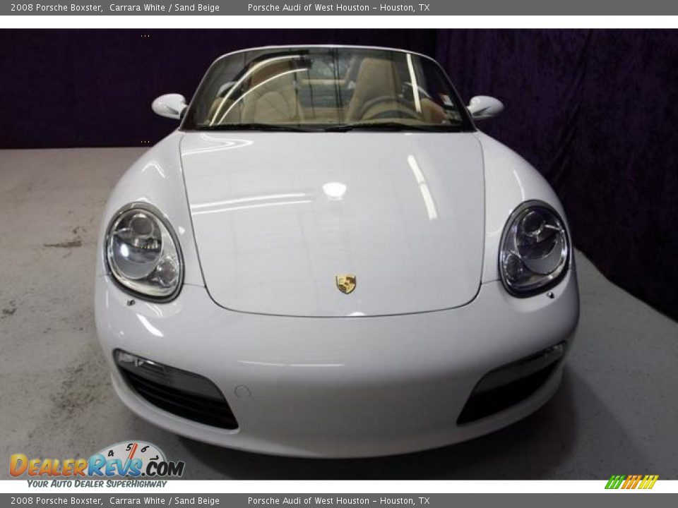 2008 Porsche Boxster Carrara White / Sand Beige Photo #2