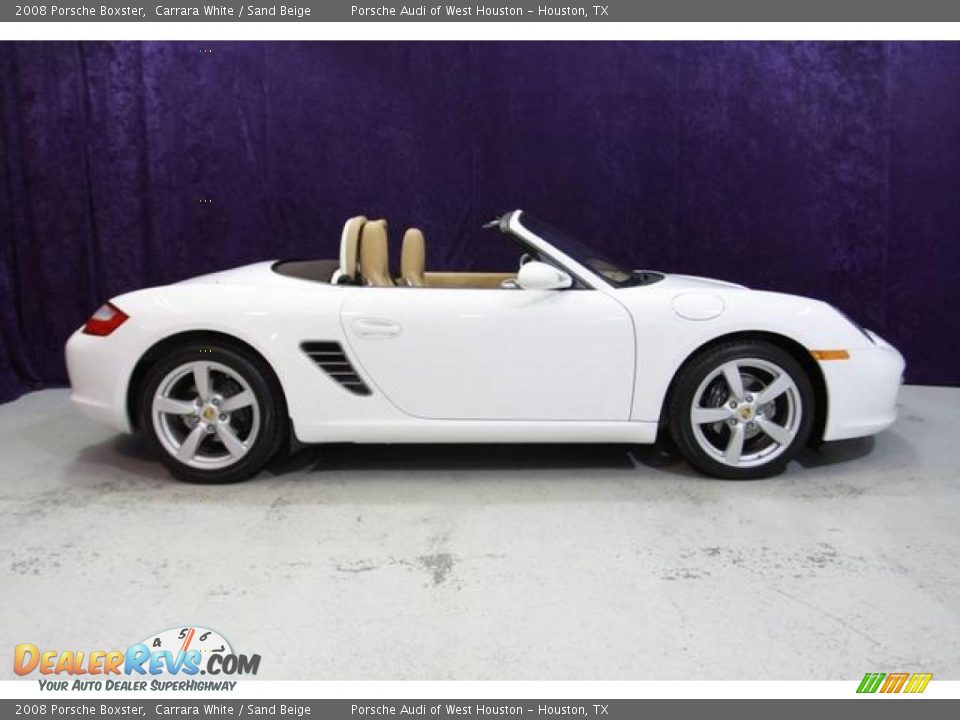 2008 Porsche Boxster Carrara White / Sand Beige Photo #3