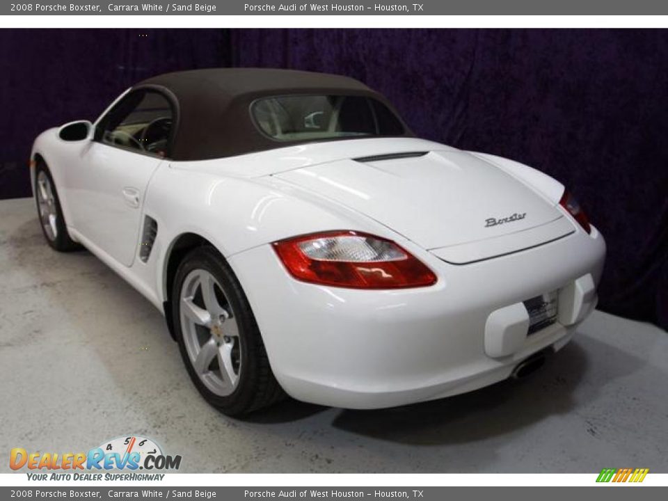 2008 Porsche Boxster Carrara White / Sand Beige Photo #4