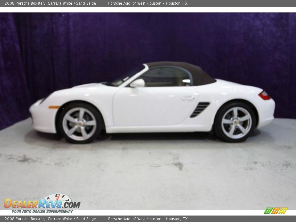 2008 Porsche Boxster Carrara White / Sand Beige Photo #5