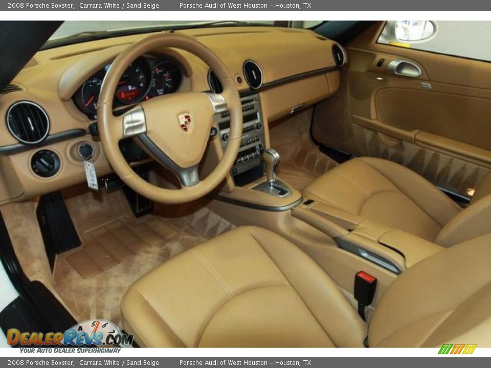 Sand Beige Interior - 2008 Porsche Boxster  Photo #6