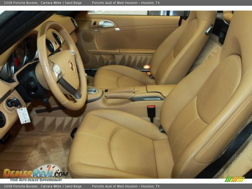 Sand Beige Interior - 2008 Porsche Boxster  Photo #7