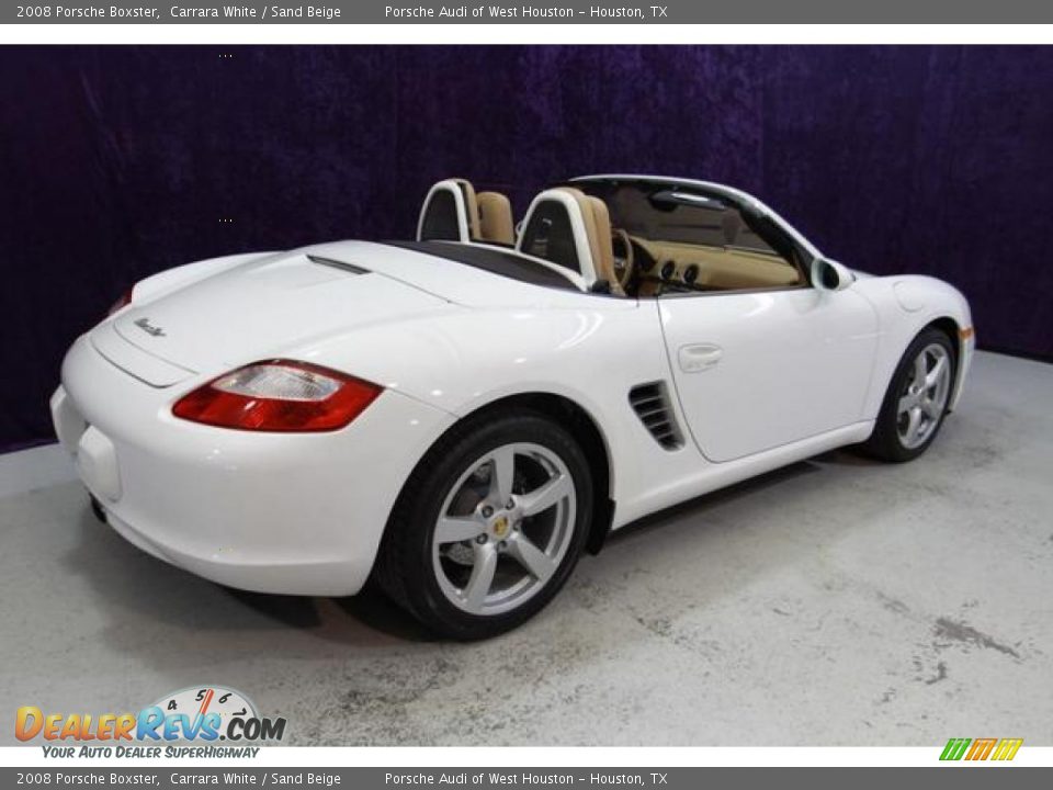 2008 Porsche Boxster Carrara White / Sand Beige Photo #24