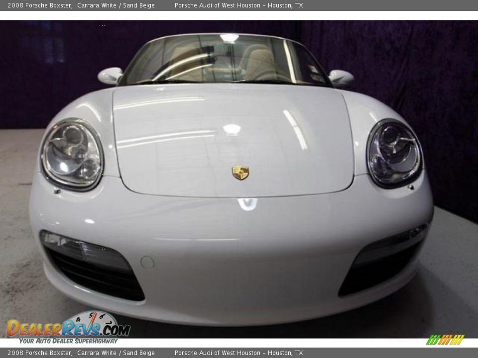 2008 Porsche Boxster Carrara White / Sand Beige Photo #30