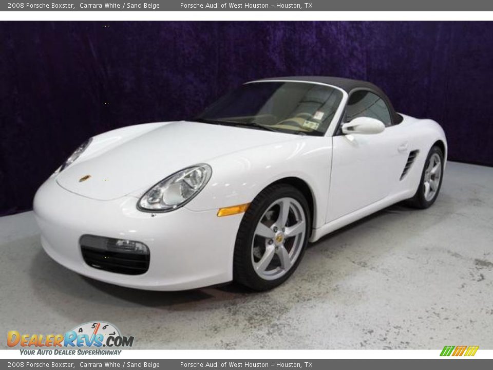 2008 Porsche Boxster Carrara White / Sand Beige Photo #34