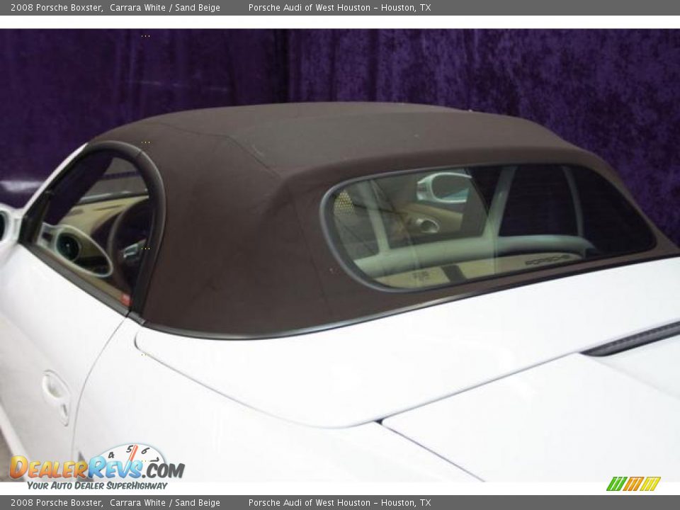 2008 Porsche Boxster Carrara White / Sand Beige Photo #35