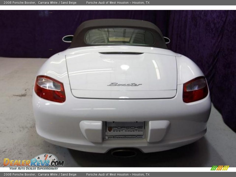 2008 Porsche Boxster Carrara White / Sand Beige Photo #36