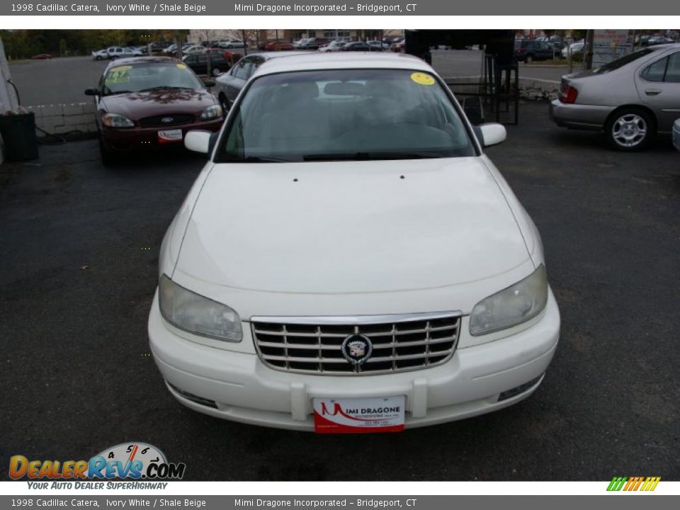 1998 Cadillac Catera Ivory White / Shale Beige Photo #2
