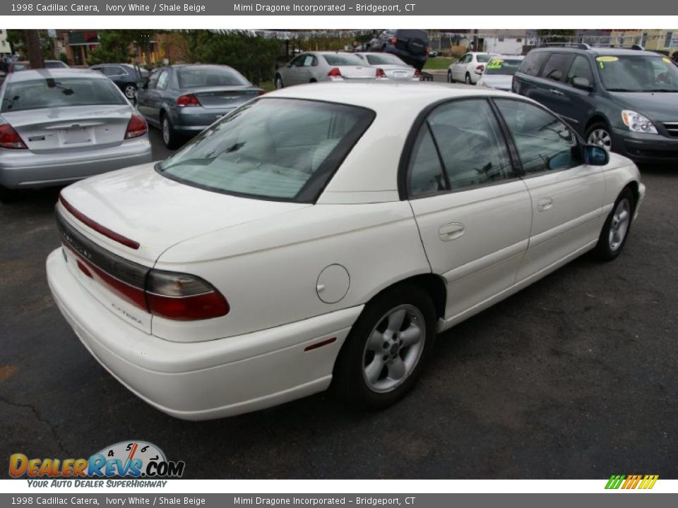 1998 Cadillac Catera Ivory White / Shale Beige Photo #4