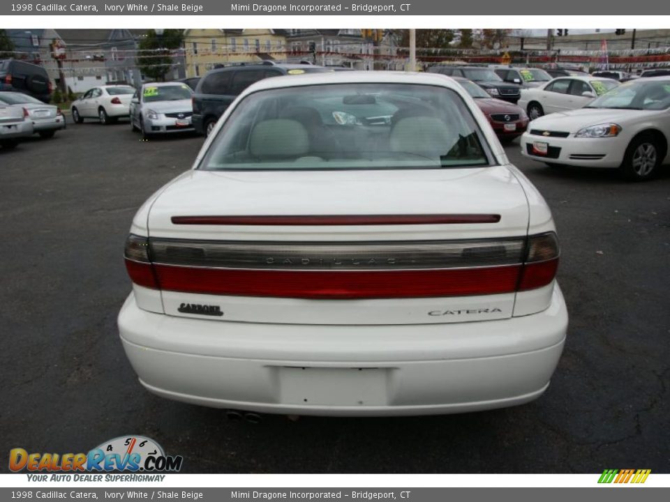 1998 Cadillac Catera Ivory White / Shale Beige Photo #5