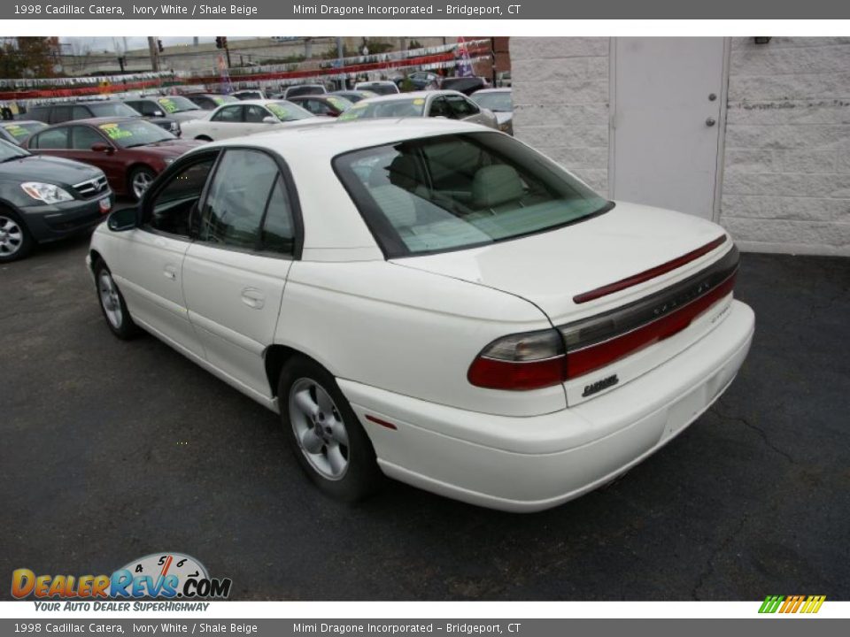 1998 Cadillac Catera Ivory White / Shale Beige Photo #6