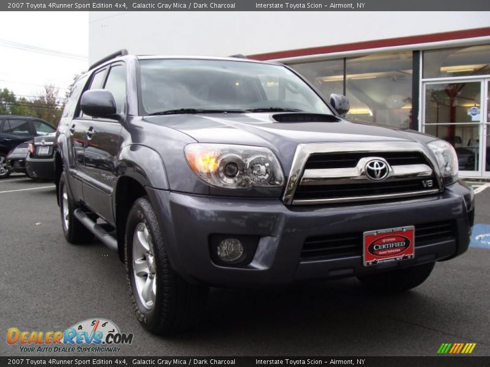 2007 Toyota 4Runner Sport Edition 4x4 Galactic Gray Mica / Dark Charcoal Photo #1