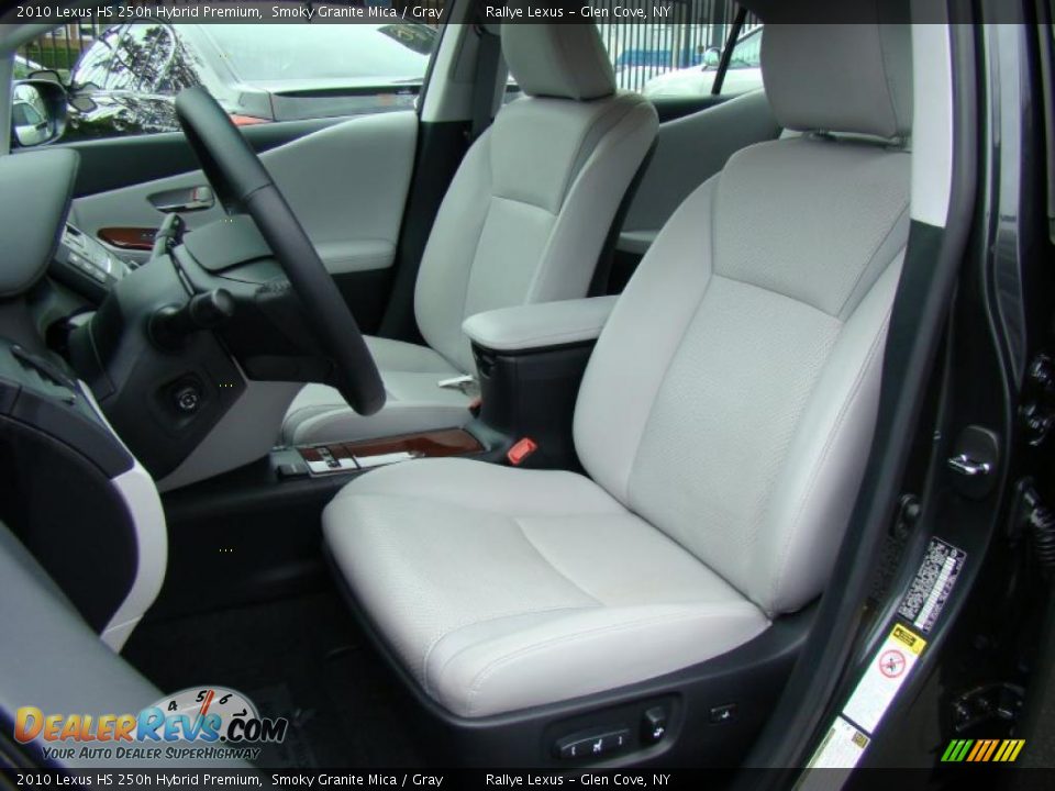 Gray Interior - 2010 Lexus HS 250h Hybrid Premium Photo #7