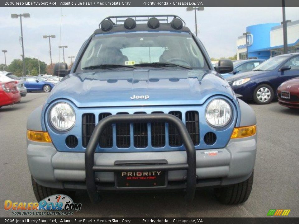 2006 Jeep Liberty Sport 4x4 Atlantic Blue Pearl / Medium Slate Gray Photo #10