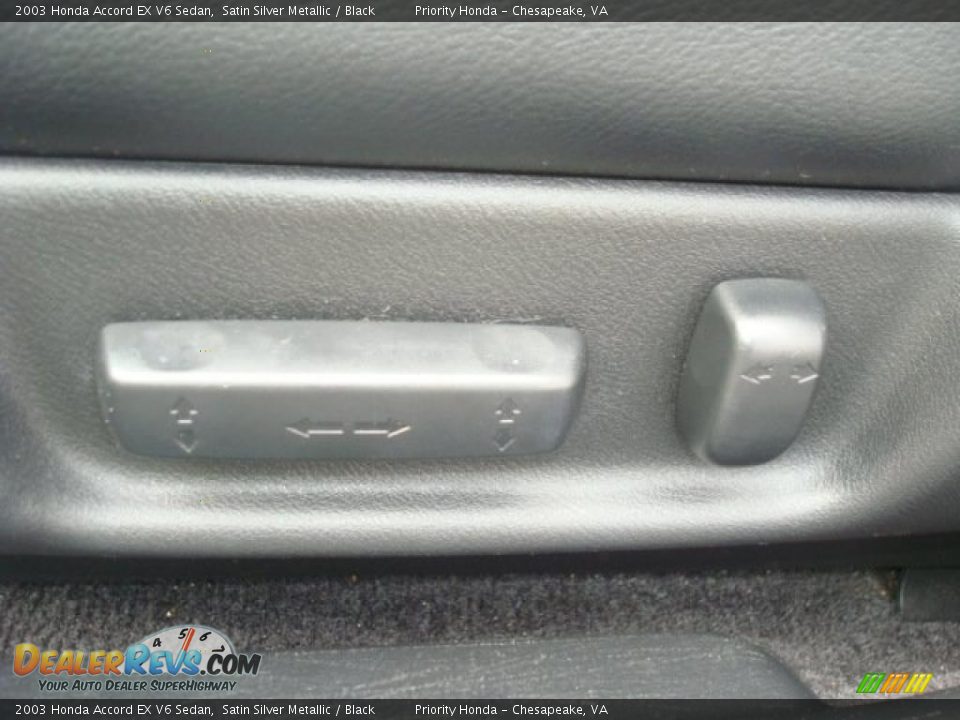 2003 Honda Accord EX V6 Sedan Satin Silver Metallic / Black Photo #15