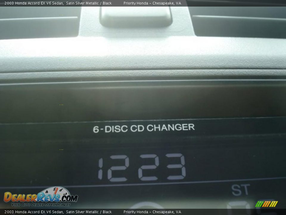 2003 Honda Accord EX V6 Sedan Satin Silver Metallic / Black Photo #19