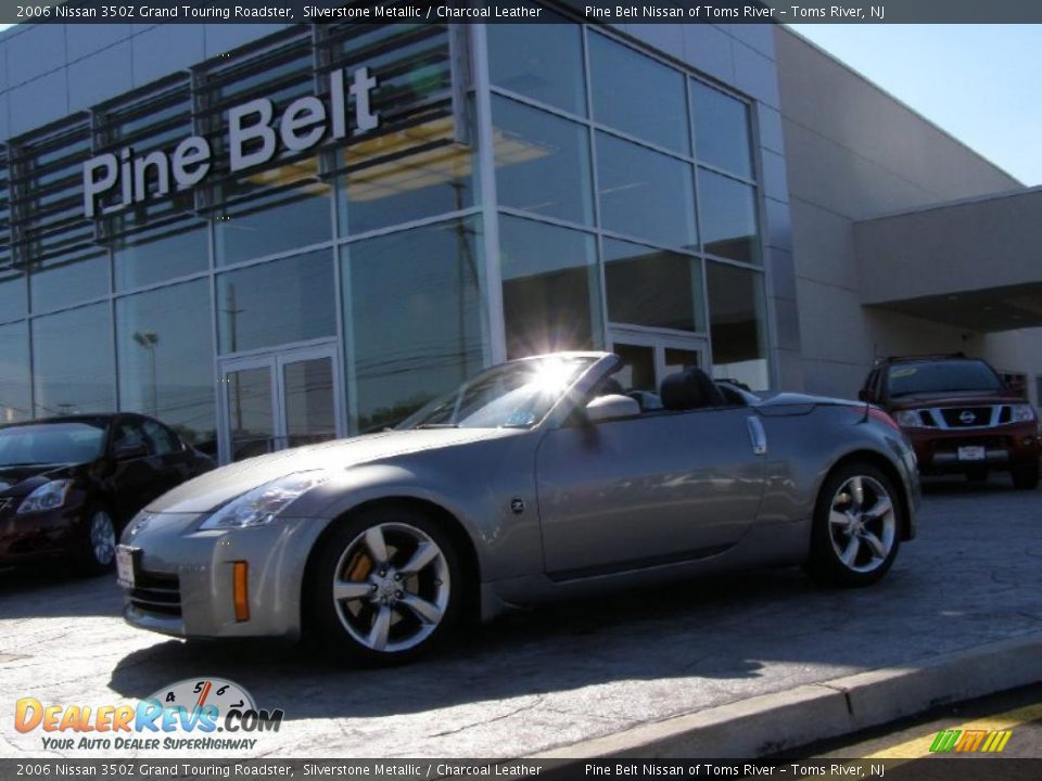 2006 Nissan 350Z Grand Touring Roadster Silverstone Metallic / Charcoal Leather Photo #1