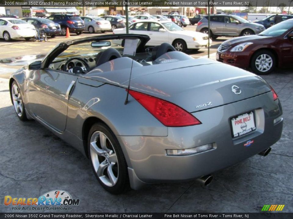 2006 Nissan 350Z Grand Touring Roadster Silverstone Metallic / Charcoal Leather Photo #5